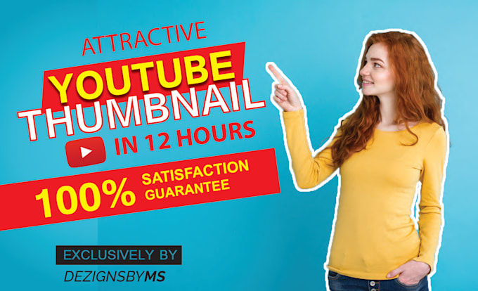create eye catchy youtube thumbnail