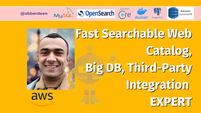 develop a fast searchable web catalog, big db