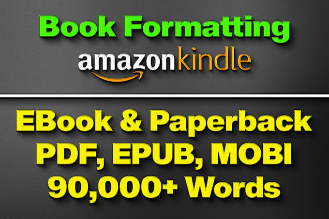 format book for amazon, ingramspark, lulu, barnes and noble