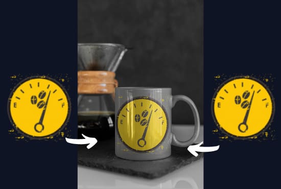 create 3d realistic mockups for your mugs