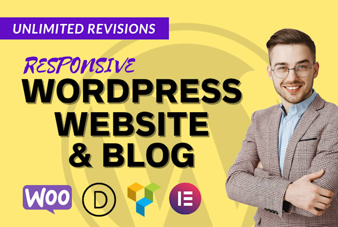 build impressive wordpress website or wordpress blog