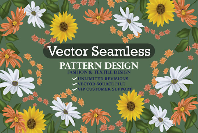 seamless pattern design, textile pattern