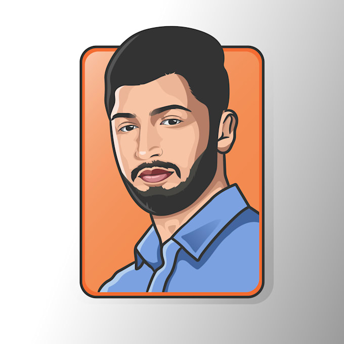 Draw a vector cartoon portrait of you by Maddasart_ Fiverr