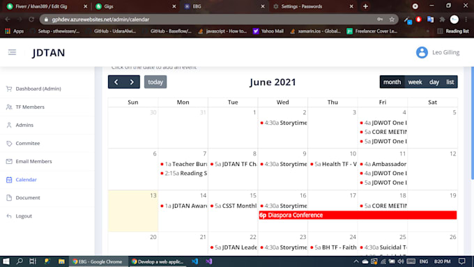 create online meeting scheduling tool using google api
