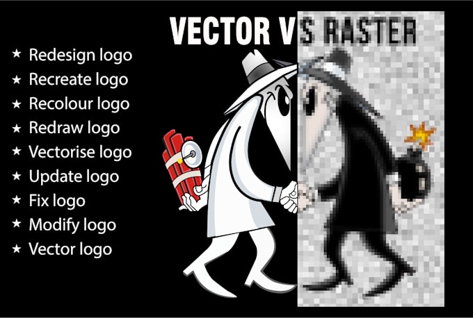 recreate, redesign, update, or edit vector tracing of your ai image or logo