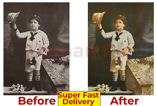 colorize old photo and restore super fast