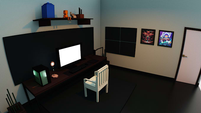 make unique voxel art models for you
