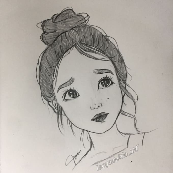 Draw traditional anime drawing of yourself or oc by Jewelriearts | Fiverr