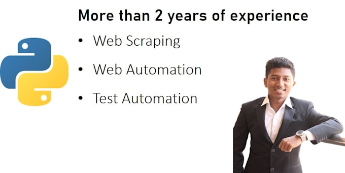 Do web scraping and automation using python by Foysal0322 | Fiverr