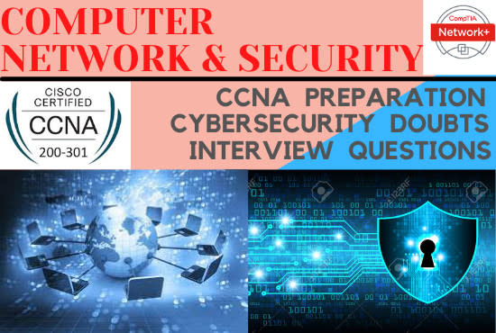 assist you for ccna, comptia network and cybersecurity study
