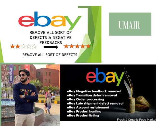 I will remove your ebay account defects bad feedback and remove suspension