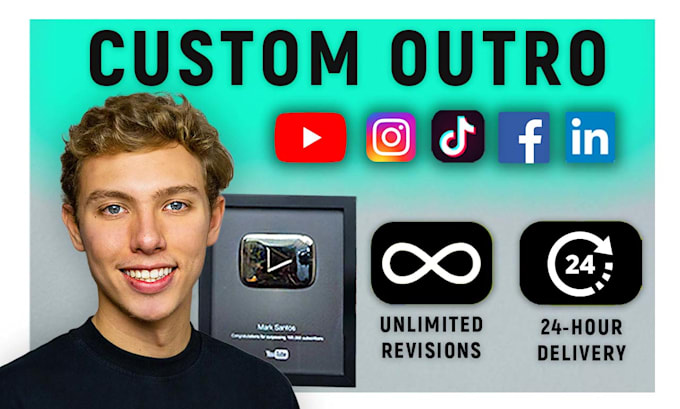 create a custom youtube outro endscreen