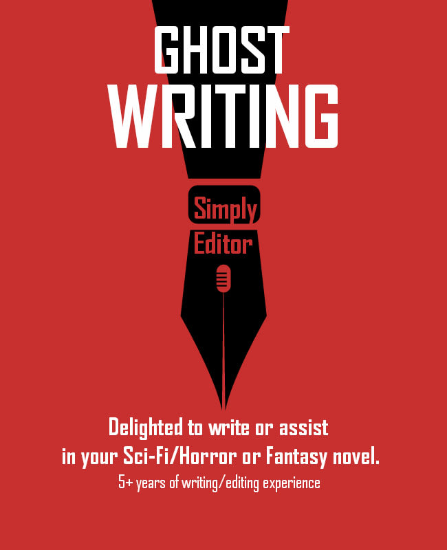 ghostwrite an exhilarating horror or fantasy novel or ebook