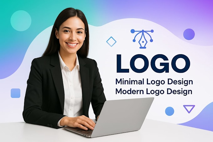 design modern eye catchy business logo in 24 hours
