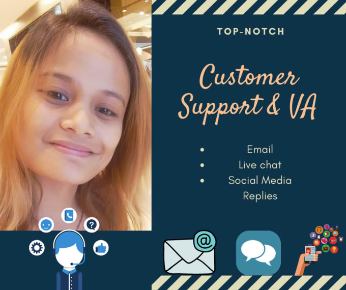 I will provide exceptional email and live chat customer support