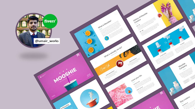 design or redesign powerpoint presentation into a modern pitch deck