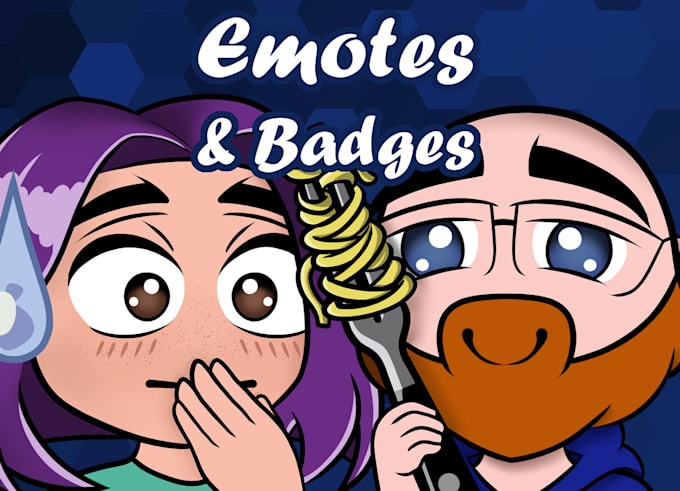 create custom premium twitch emotes and badges for you