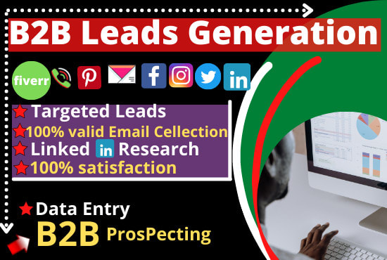 do b2b linkedin lead generation and email finding