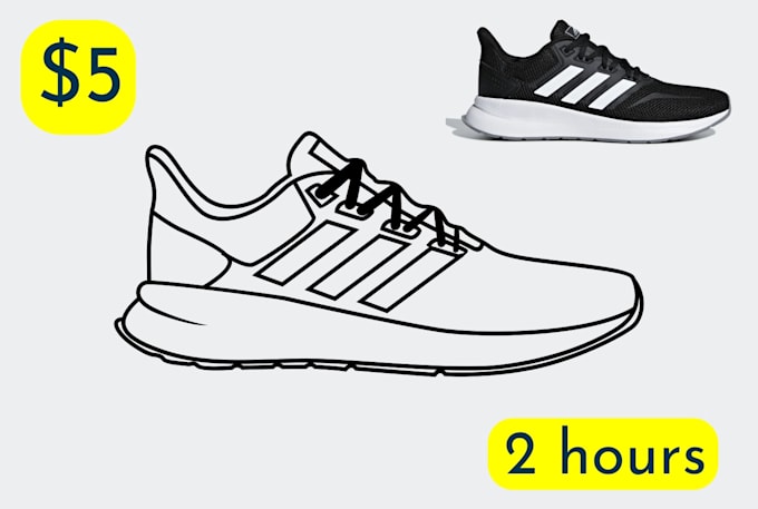 create minimalist vector line art drawings