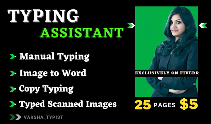 do professional typing service,retype any document