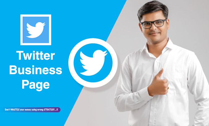 design or setup twitter business page