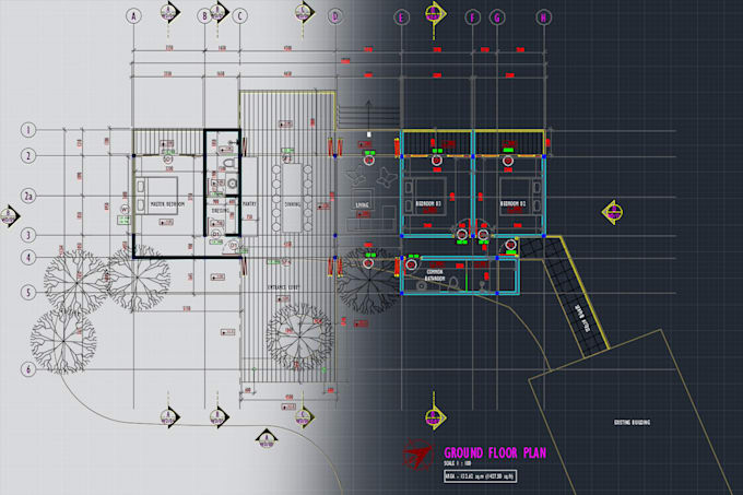 create architectural drawings in autocad