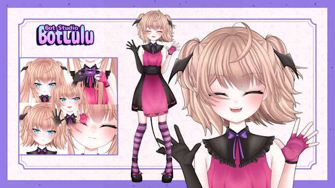 anime drawing and vtuber rigging