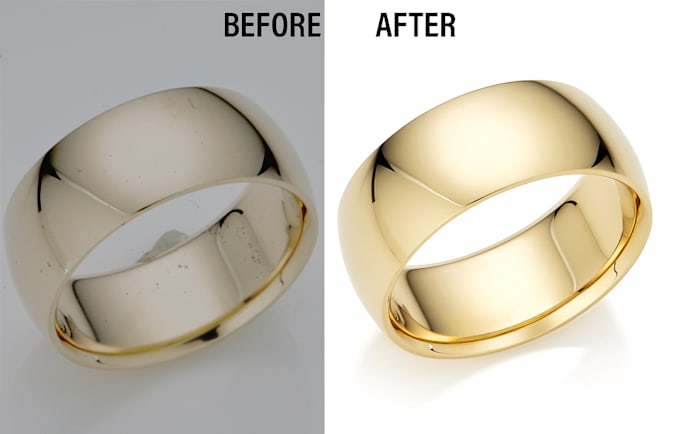 do high end professional jewelry image retouch