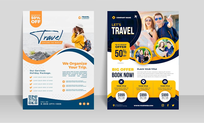 an amazing professional flyer for your business