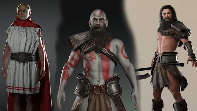 3d model realistic human characters from images