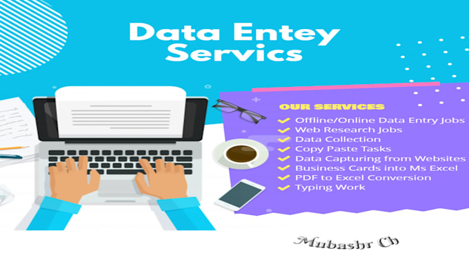 do excel data entry jobs, web research and copy paste job