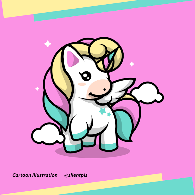create illustration vector graphic cartoon character