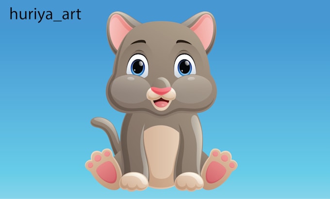 draw cute pet cartoon in 24 hours
