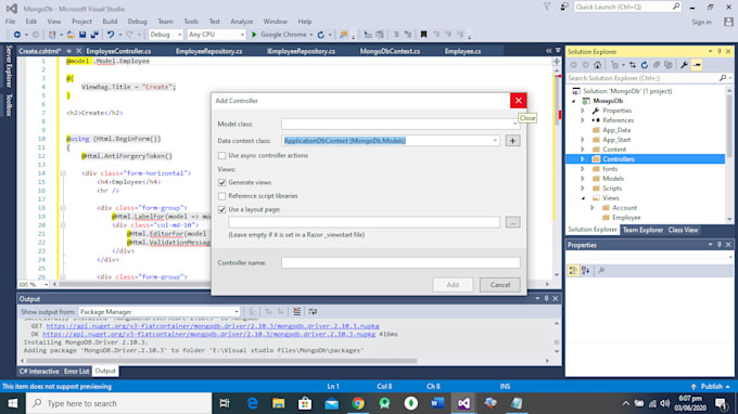 create youe sql server assignments