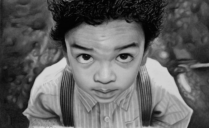 draw realistic portrait pencil