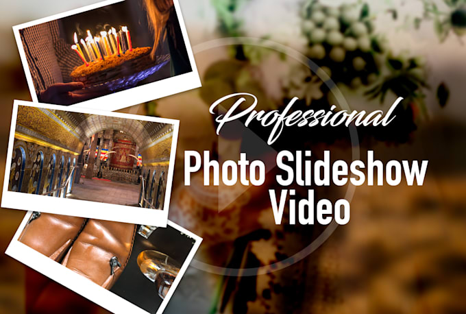 do professional photo slideshow videos
