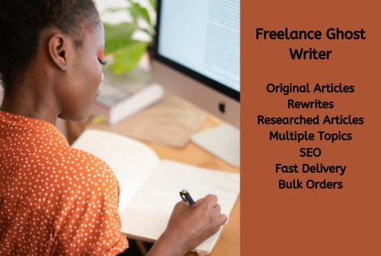 write articles, blog posts