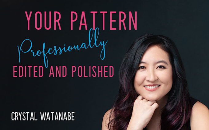 edit and proofread your knitting or crochet pattern