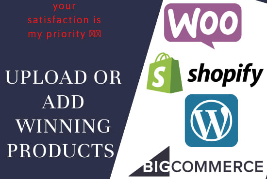 add or upload winning products to your shopify or woocommerce store