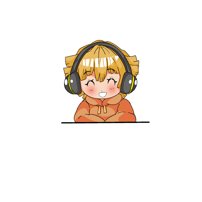 draw your video mp4 gifs in chibi anime style with aiueo or based your stories