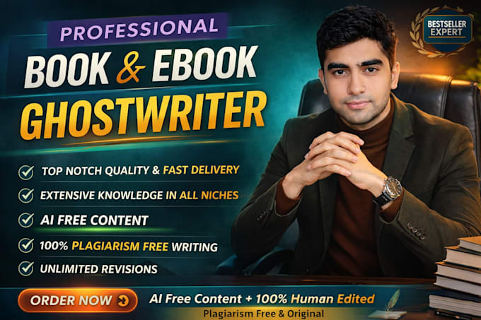 provide ghost writing services for your ebook and stories