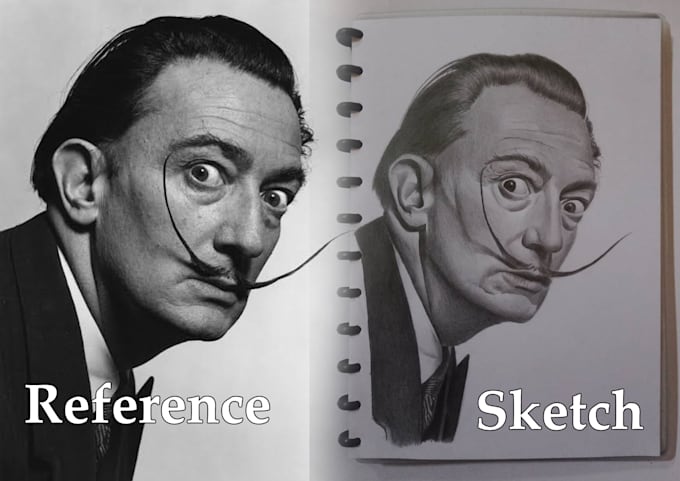 draw sketch with pencil, human face portrait sketch