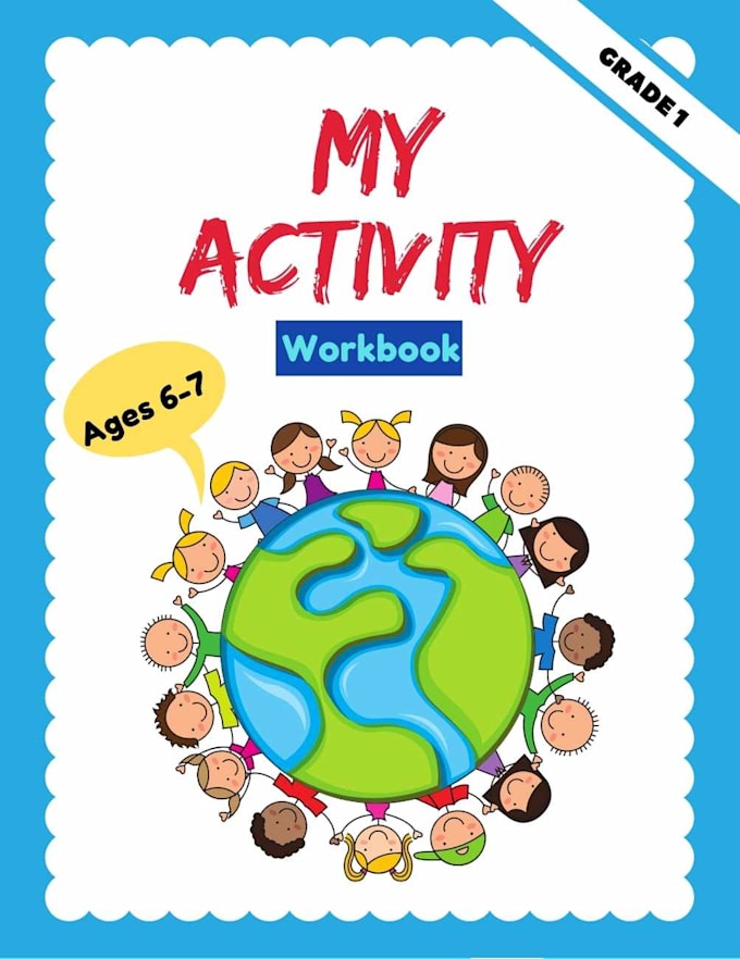 design custom activity work book for kids