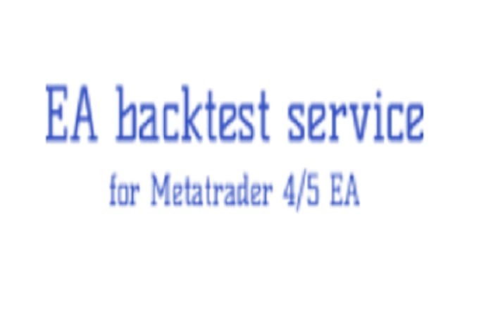 backtest your metatrader 4 and 5 ea from real tickdata and spread