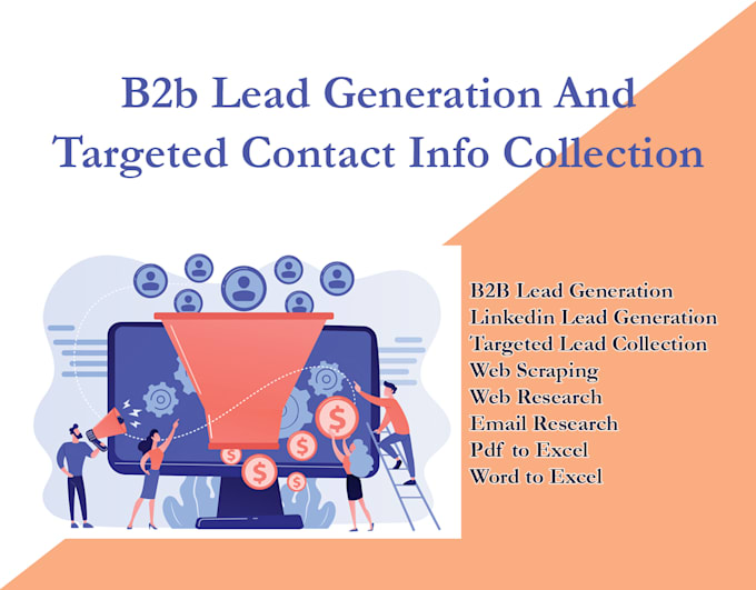 do b2b lead generation and targeted contact info collection
