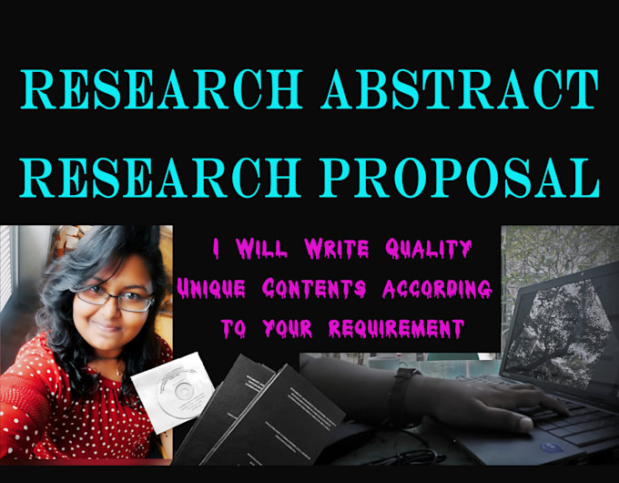 write research proposal and research abstract