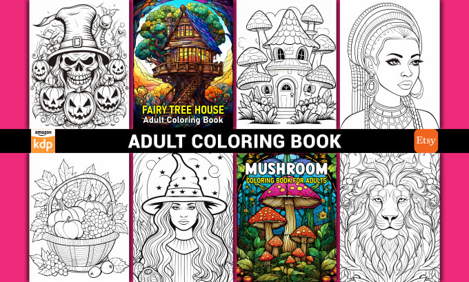 Cahier d'activité de coloriage pour adultes, livre de dessin