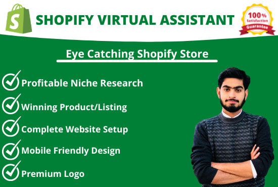be your expert shopify virtual assistant and store manager