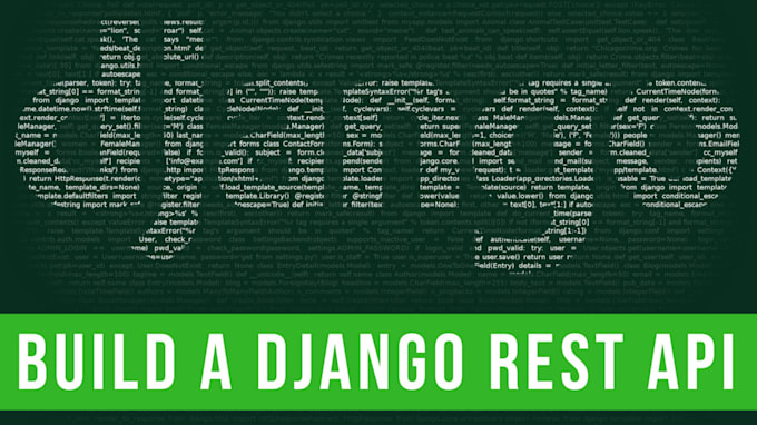 Create your rest apis using python and django rest framework by ...