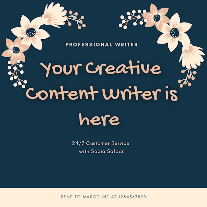 write creative and high quality content for you
